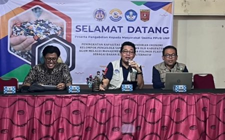 UNP Dampingi Warga Agam Ubah Sampah Plastik Menjadi Bahan Baku BBM Alternatif Bernilai