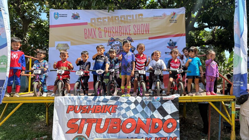 Ratusan Bocah Ramaikan Lomba Pushbike dan BMX Cilik, KORMI Bidik Regenerasi Atlet Daerah