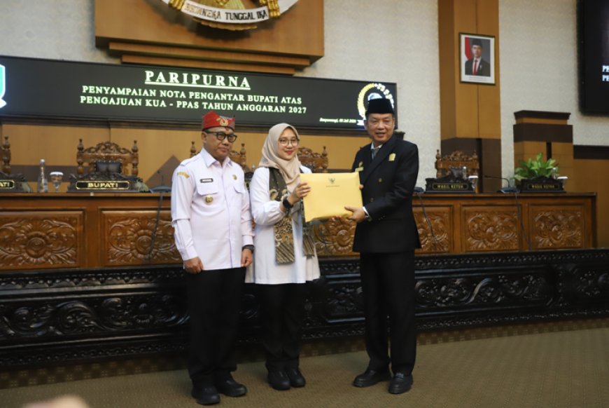 Bupati Banyuwangi Ipuk Fiestiandani Sampaikan Nota Pengantar KUA PPAS APBD 2027