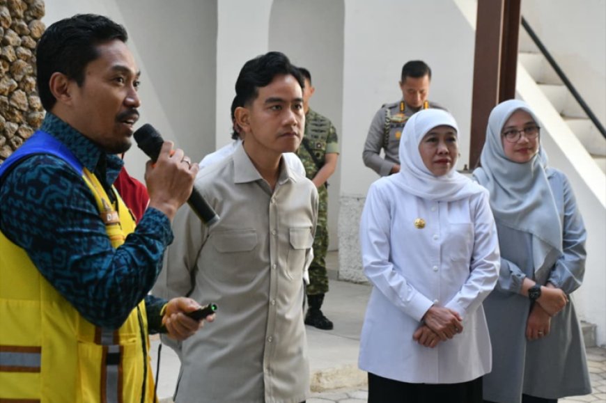 Kunjungan Kerja ke Banyuwangi, Wapres RI Gibran Rakabuming Tinjau Progres Revitalisasi Pasar Induk Banyuwangi